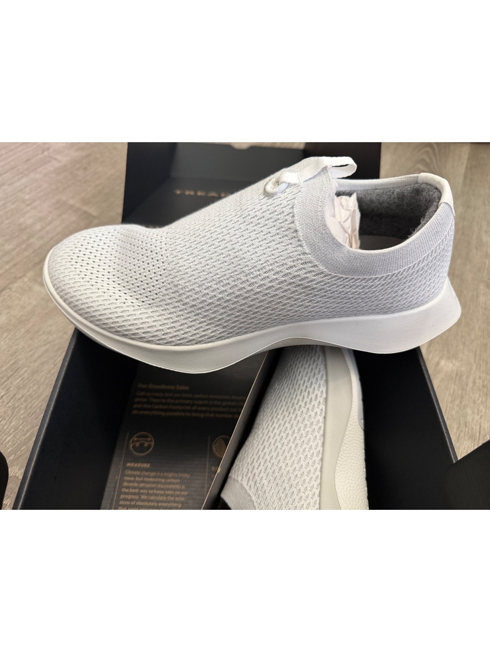 New Men’s Allbirds Tree Dasher Relay Blizzard Sneakers